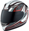 Helm HX 2400 Storm Schw.-Grau-Rot Fullface Helmet