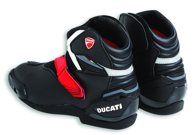 Ducati TCX Corse City kurze Motorrad Leder Stiefel schwarz