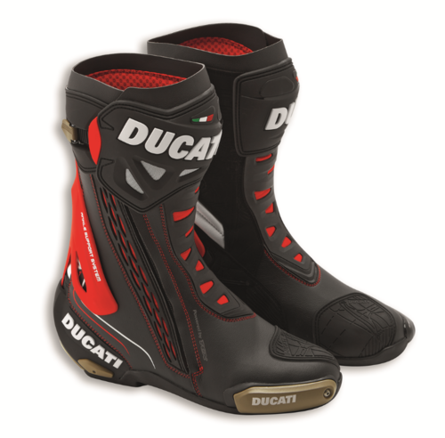 DUCATI TCX Sport ´13 Racing Stiefel Schuhe Boots Shoes schwarz rot NEU !! 