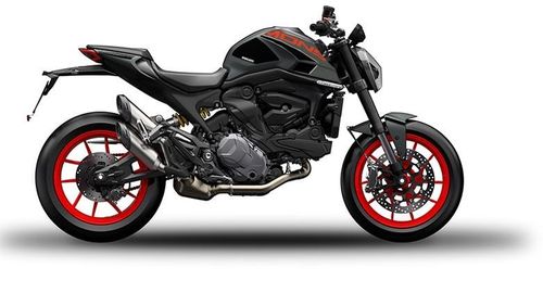 Ducati Monster Personalisierungskit Aufkleber Set in schwarz