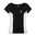 Ducati Corse 14 T-shirt  Damen schwarz mit weißen Einsätzen