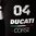 Ducati Dovizioso Sweatshirt Kapuze schwarz Reißverschluss Langarm