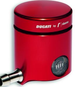Ducati eloxierter Öleinfüllverschluss aus Aluminium rot 