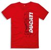 Ducati Vertical Textil T- Shirt für Herren in rot