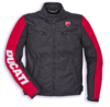 Ducati Company C3 Herren Leder Jacke schwarz rot