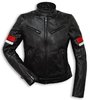 Ducati Urban Stripes Leder Jacke für Damen
