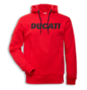 Ducati Logo Herren Kapuzen Sweatshirt in rot