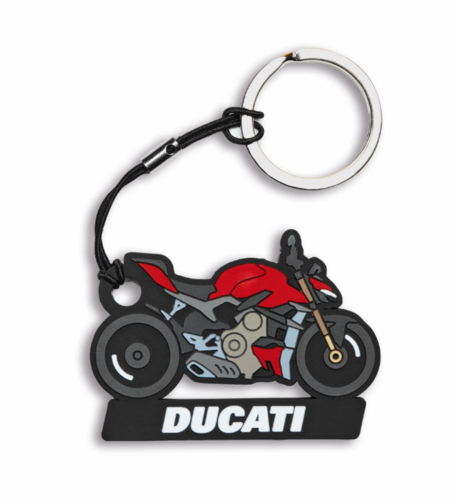 Ducati Streetfighter Gummi Schlüsselanhänger