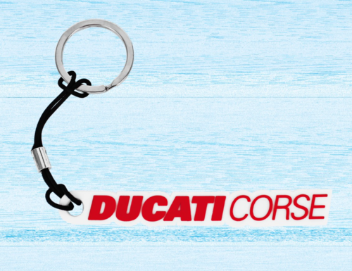 Ducati Corse Logo Gummi Schlüsselanhänger