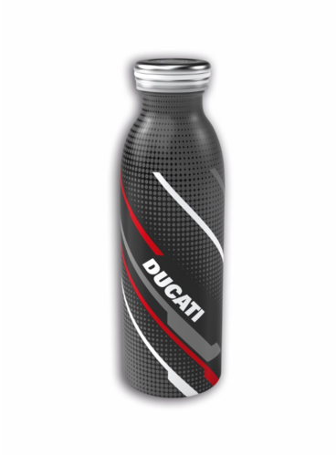 Ducati style thermo bottle in black